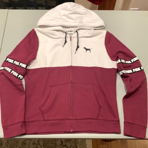 PINk Victoria Secret hooded sweatshirt - Picture 1 of 9